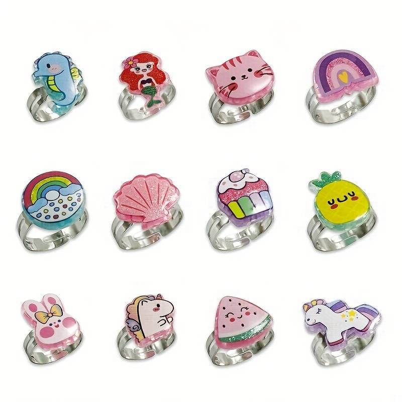 Little Girls Adjustable Ring Jewelry Children's Jewelry Ring - Temu